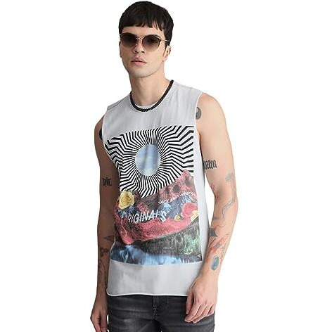 Jack & Jones Regular Fit T-Shirt (12244541_Dawn Blue_L)