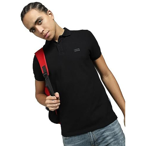 Jack & Jones Mens Slim Fit Polo T-Shirt