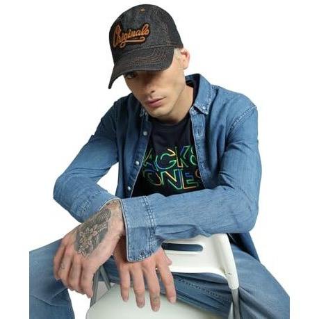 Jack&Jones Navy Blue Denim Cap
