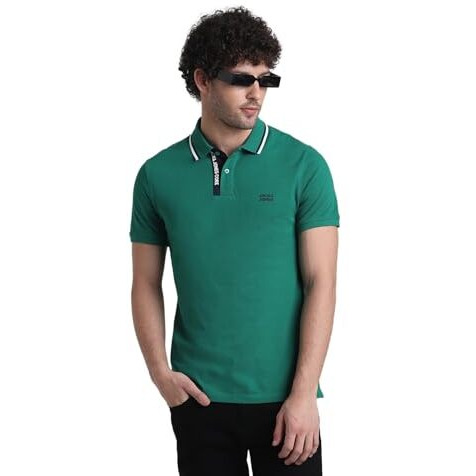 Jack & Jones Mens Green Slim Fit T-Shirt