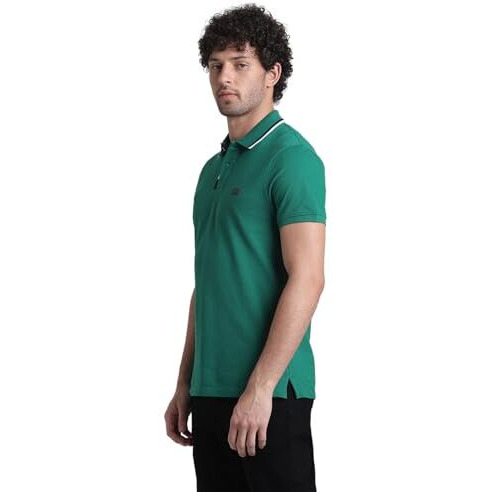 Jack & Jones Mens Green Slim Fit T-Shirt