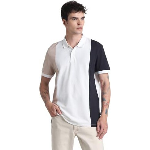 Jack & Jones Mens Multicolor Slim Fit Polo