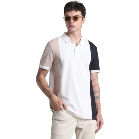Jack & Jones Mens Multicolor Slim Fit Polo