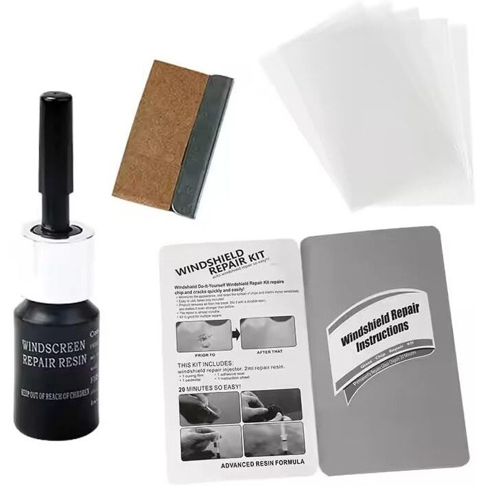 Kap Car Windshield Crack Repair Kit Automotive Glass Repair Fluid For Car Windshield Repair | Effective Solutions For Auto Glass Damage