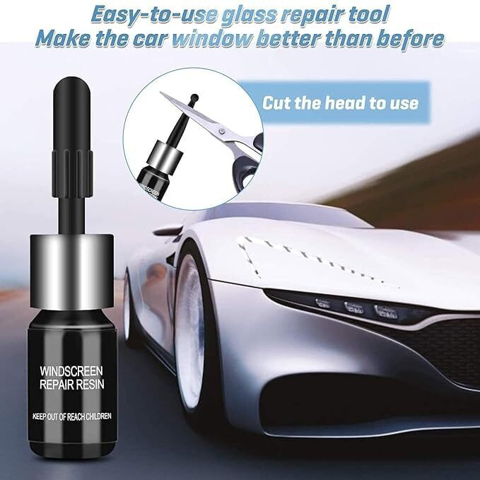 Kap Car Windshield Crack Repair Kit Automotive Glass Repair Fluid For Car Windshield Repair | Effective Solutions For Auto Glass Damage