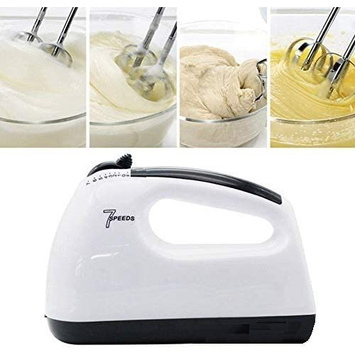 T Topline 180 W Electric Hand Mixer,Hand Blender, Egg Beater, Cake Maker, Cream Mix, Food Blender, Whipping Cream Beater For Cake With 7 -Speed With Spatula And Oil Brush