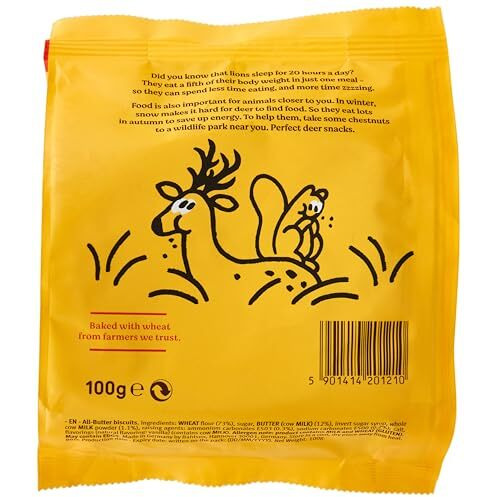 Bahlsen Leibniz Zoo Original Butter Biscuit, 100 G
