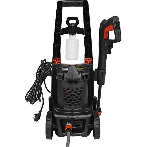 American Micronic Instruments-Imported Pressure Washer,1700W Universal Copper Motor,140 Bar Metal Pump,140 Bar 6M Hose (20 Feet),Isi Marked 5M Wire & Plug With Variable Spray Nozzle,Soap Dispenser