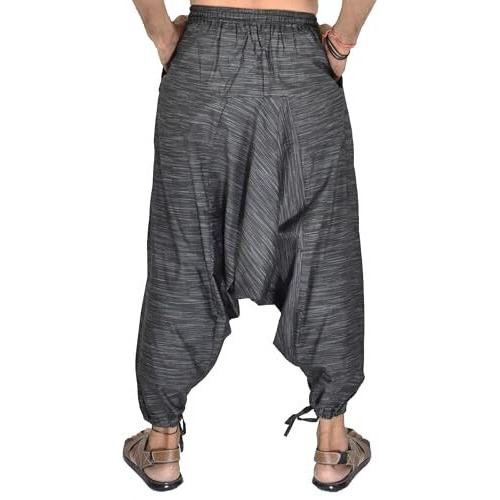 Whitewhale Men & Women's Regular Fit Harem Pant (India-1902_Orange_Free Size), Mid Rise