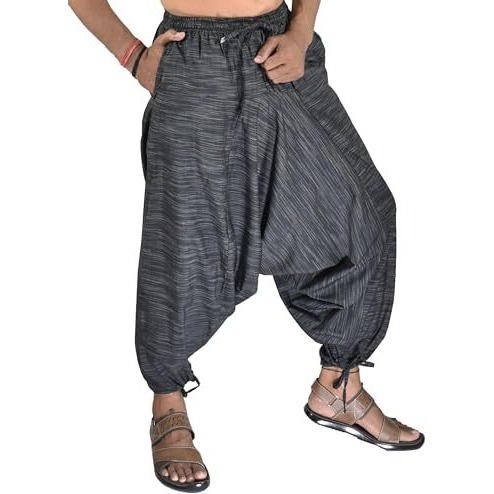 Whitewhale Men & Women's Regular Fit Harem Pant (India-1902_Orange_Free Size), Mid Rise