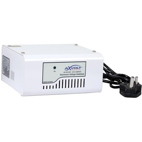 Axvolt 500 W Copper Voltage Stabilizer For Double Door Fridge Refrigerator Up To 450 Litre (White)