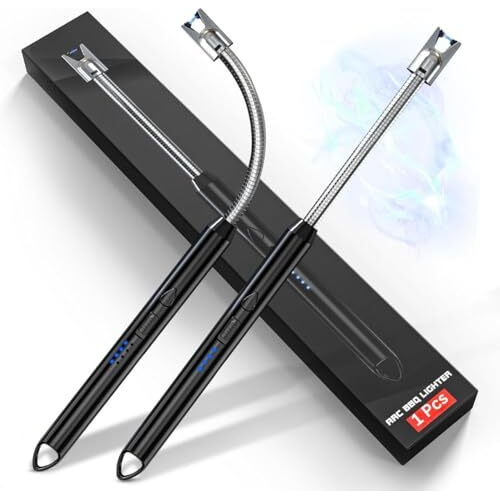 Stewit Electric Candle Lighter - Rechargeable, Flameless, Windproof, Usb, 360 Flexible Neck Arc Lighter (Multicolor)