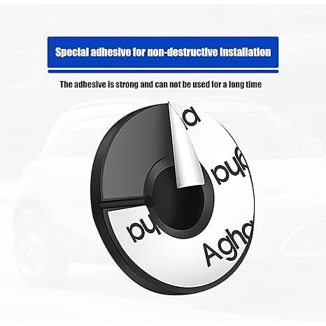 Dazzliq 12 Pcs Rubber Door Shock Absorber Protection Stickers, Car Protector For Nexon, Punch, Harrier, Indigo, Safari, Altroz, Tiago, Tigor Accessories