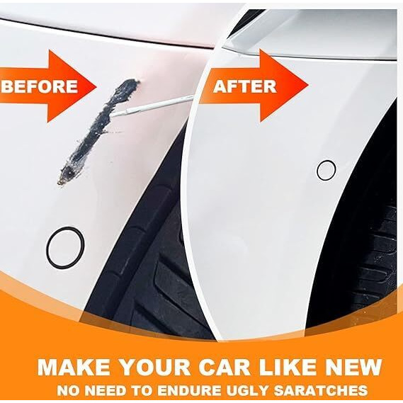 Bogota Car Scratch Remover Pen White Colour Repair Pen White Paint For Car Repair Pen Car Scratch Car Pen Repair Scratch Removal For Car Deep Scratches Touch Up Paint Pen For Cars(White)