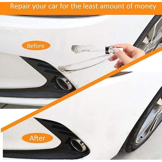 Bogota Car Scratch Remover Pen White Colour Repair Pen White Paint For Car Repair Pen Car Scratch Car Pen Repair Scratch Removal For Car Deep Scratches Touch Up Paint Pen For Cars(White)