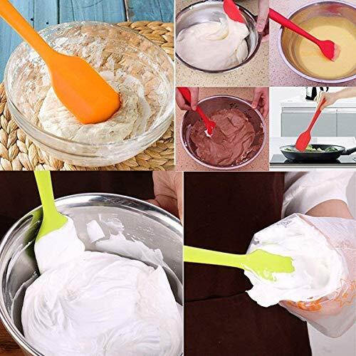 Bagonia 600f High Heat-Resistant Premium Silicone Spatula, Bpa-Free One Piece Seamless Design, Non-Stick Rubber With 18/8 Stainless Steel Core, Cooking/Baking Utensil