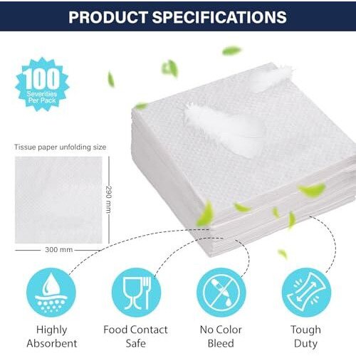 Careswipe Tissue Paper Napkins 100 Pcs. Each- Set Of 4