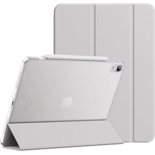 Proelite Case For Ipad Air 11 Inch M3/M2 2025/2024, Air 5Th Gen 2022/Ipad Air 4Th Gen 2020 10.9 Inch, Slim Hard Pc Translucent Back Shell Smart Cover Fit Ipad Air 11 M3/M2 & Air 10.9 Case, Grey