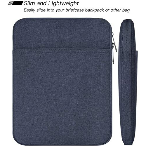 Proelite Tablet Sleeve Case Upto 11.5 Inch For Ipad 10.2/9.7/10.9/Pro 11/Samsung/Lenovo/Galaxy Tab A9 Plus/S7/S8/S9/Realme Pad/Oppo Pad/Xiaomi Mi Pad 7/Redmi Pad, Oneplus Pad (With Pocket), Dark Blue