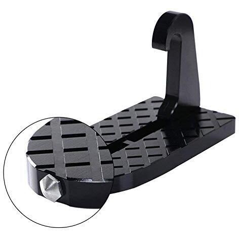 Sinex Car Doo Rstep Easy Access To Car, Folding Car Door Latch Hook Step Mini Foot Pedal Ladder For Jeep Suv Roof | Metal, Aluminium And Rubber