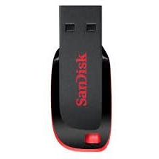 Sandisk Cruzer Blade 128Gb, Usb 2.0, Flash Drive, Pendrive, Red, 5Y Warranty (Sdcz50-128G-I35)