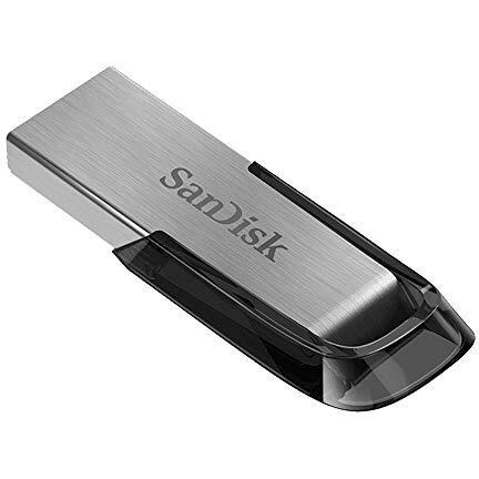Sandisk Ultra Flair 64Gb, Usb 3.0, Flash Drive, Upto 150Mb/S R, Pendrive, Metal, 5Y Warranty (Sdcz73-064G-I35)