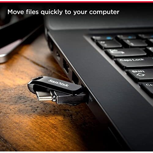 Sandisk Ultra Dual Drive Go Usb3.0 Type C Pendrive For Mobile (Black, 64 Gb, 5Y - Sdddc3-064G-I35)