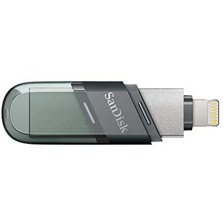 Sandisk Ixpand Usb 3.0 Flash Drive Flip 64Gb, For Ios And Windows, Metalic