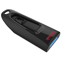 Sandisk Ultra 256Gb, Usb 3.0, Flash Drive, Upto 130Mb/S R, Pendrive, Black, 5Y Warranty (Sdcz48-256G-I35)