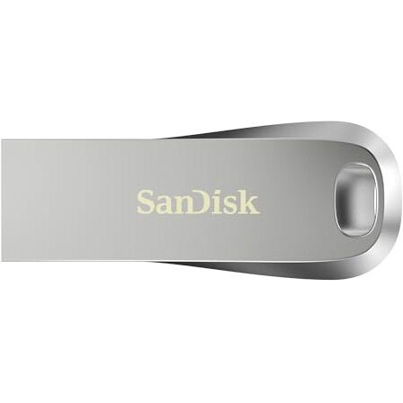 Sandisk Ultra Luxe 128Gb, Usb 3.2 Gen 1, Flash Drive, Upto 400Mb/S R, Pendrive, Metal, 5Y Warranty (Sdcz74-128G-I35)