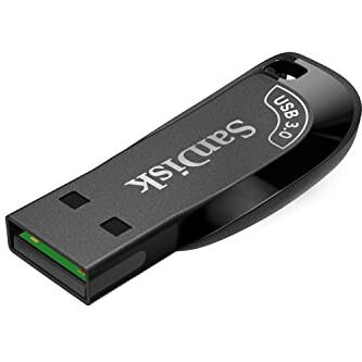 Sandisk Ultra Shift 128Gb, Usb 3.0, Flash Drive, 100Mb/S R, Pendrive, Black (Sdcz410-128G-I35)