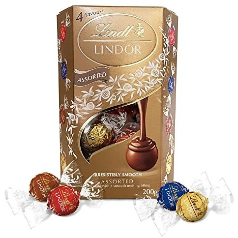 Lindt Lindor Assorted Chocolate Truffles, 7.05 Oz / 200 G