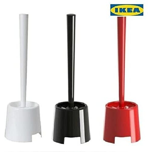 Ikea Plastic Toilet Brush Pack Of 2 Bolmen Black