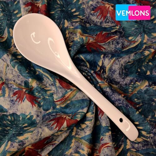 Vemlons 3-Piece Ceramic Serving Spoon Set - 23 Cm