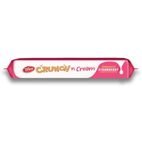 Tiffany Crunch N Cream Wafer Strawberry, 135G (Pack Of 2)