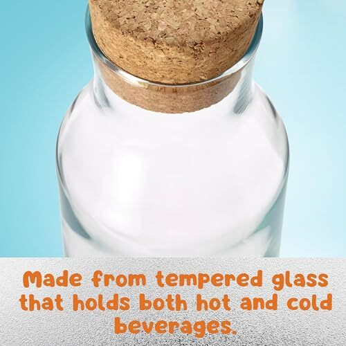 Ikea 365 (34 Oz) Clear Glass Carafe With Cork Stopper, Ideal For Hot And Cold Water Pitcher, Tea/Coffee Maker, Iced Tea, Beverage Pitcher As Well As For Serving Wine