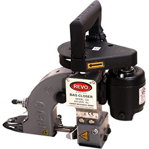Revo Bag Closer Sewing Machine With Auto Oil System, Black |Electric