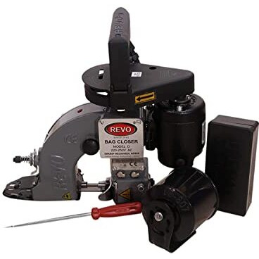 Revo Bag Closer Sewing Machine With Auto Oil System, Black |Electric