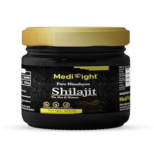 Medisight Shilajit For Man/Woman, Boosts Stamina & Strength, Enhances Body Building, Alleviating Stress & Anxiety, Anti - Aging, Himalayan Shilajit (20 Gm)