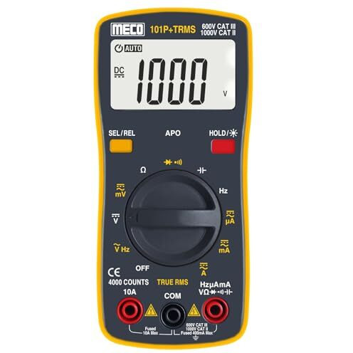 Meco 101B+ Digital Multimeter Pocket Size, Battery Powered