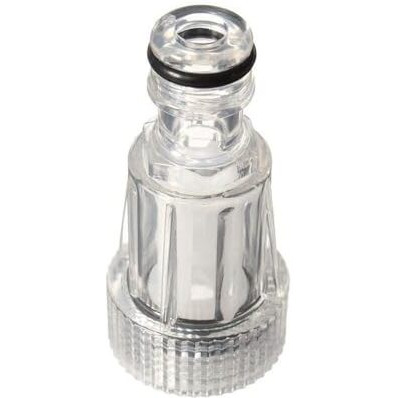 Starq - Universal 3/4" Crystal Clear Filter For High-Pressure Washer Inlet Water Filter Connector Nipple/Nozzle Accessory