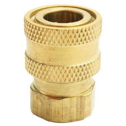 Starq Quick Connector Brass Adapter (Quick Release Coupling) M14 To 1/4 Inch For Foam Lance Bottle And Attachments