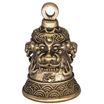 Guardian Brass Luck Bell For Motorcycle Car Bike Key Ring
