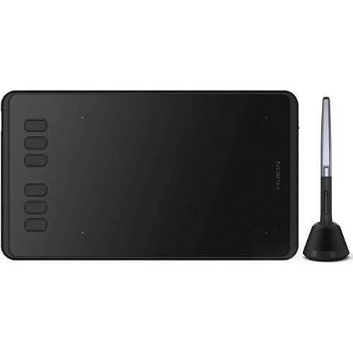 Huion Inspiroy H640P 6*4 Inch Graphics Drawing Tablet With Battery-Free Stylus 8192 Pressure Sensitivity 6 Customized Hot Keys, Digital Pen Tablet For Linux, Mac, Windows Pc And Android, Black