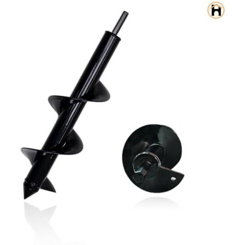 Homdum 80Mm Earth Auger Drill Bit For Planting & Post Hole Digging.