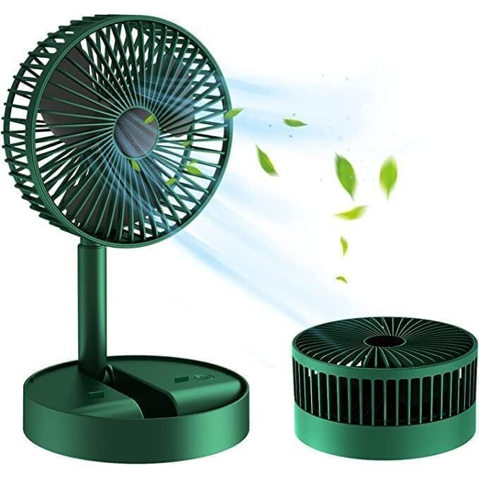 Ximejie Aplikja - Portable Mini Fan With Rechargeable Battery, Speed Modes & Usb Charging | Ultralite, 360 Rotation, Multi-Clip Function For Home, Kitchen And Travel (Round Fan)