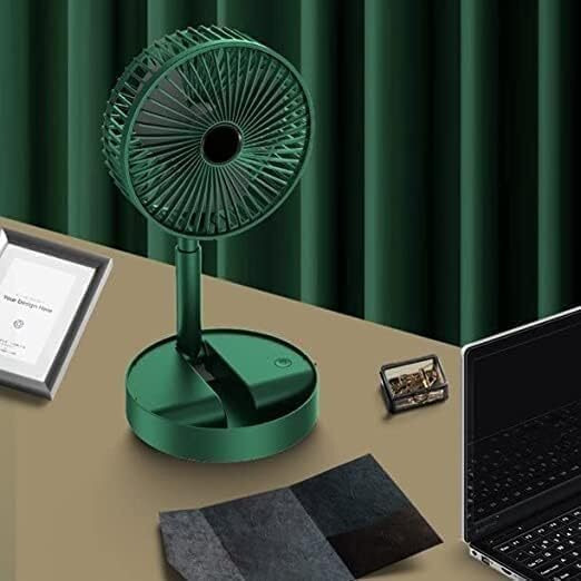 Ximejie Aplikja - Portable Mini Fan With Rechargeable Battery, Speed Modes & Usb Charging | Ultralite, 360 Rotation, Multi-Clip Function For Home, Kitchen And Travel (Round Fan)