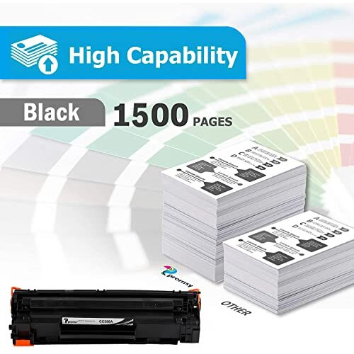 Proffisy 2 Pack Toner Cartridge 88A Cc388A Compatible With Hp Lj Printers P1007,P1106,P1108,P1008,M1213Nf Mfp,M1136 Mfp,M126Nw Mfp,M1216,M1218Nfs, M128Fw Mfp,M128Fn Mfp,M226Dw,M202Dw
