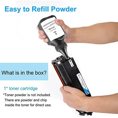 Proffisy 18A Toner Cartridge Easy Refill 218A Toner Cartridge Compatible With Hp Lj Pro M132Nw Mfp, M132A Mfp, M104W, M104, M104A, Upgraded Toner Print 2000 Pages - 1Pcs