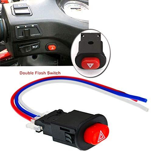 Centiot - Universal Turn Light Dual Flash Switch - Control Button Handle Bar